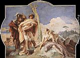 Giovanni Battista Tiepolo Rinaldo Abandoning Armida painting